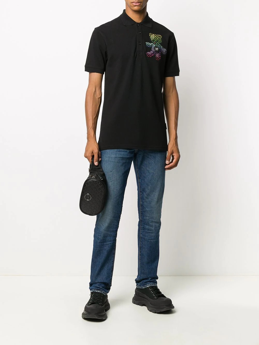 Teddy embroidered polo shirt - 2