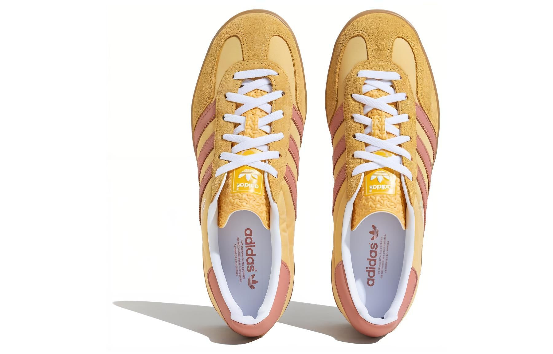 (WMNS) adidas Originals Gazelle Indoor 'Yellow Pink' IE2959 - 2