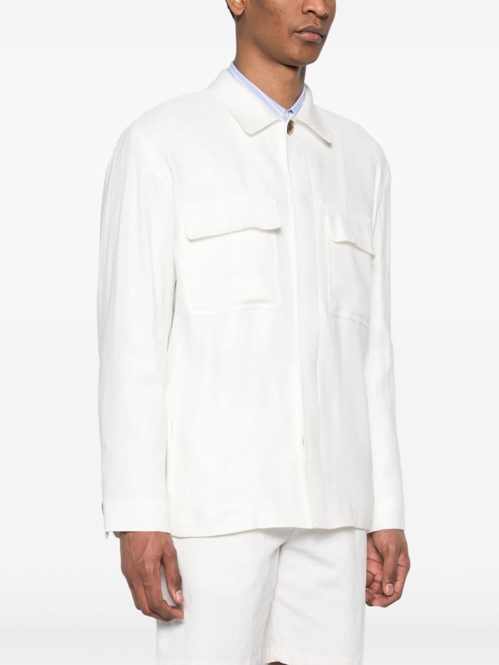 twill shirt jacket - 3