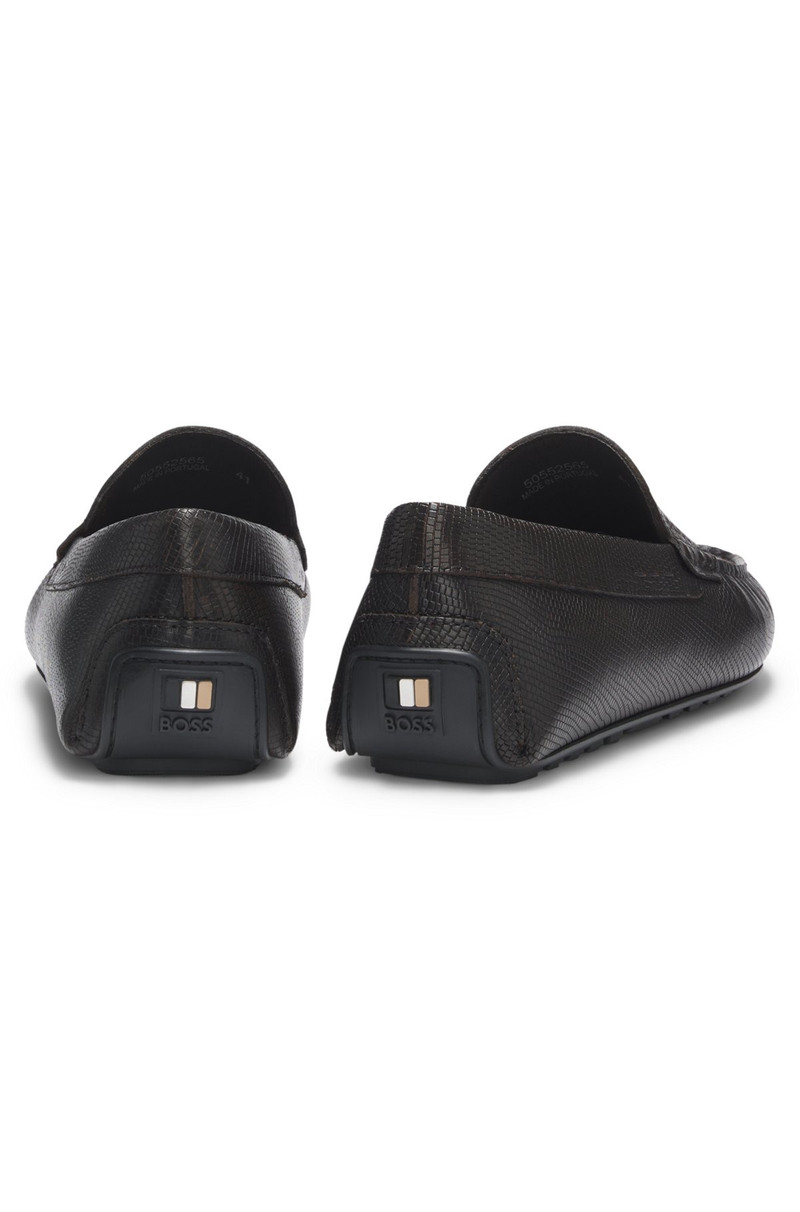 DRIVER-SOLE MOCCASINS IN PRINTED LEATHER 5