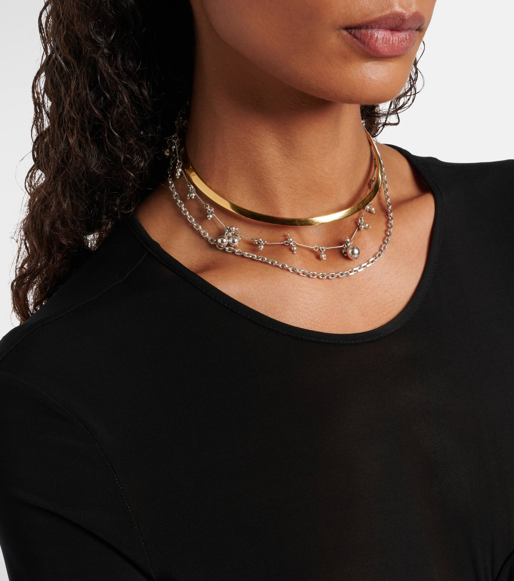 Embellished chain necklace - 3