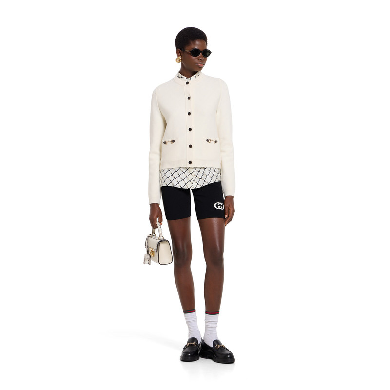 GUCCI Wool cashmere cardigan with Horsebit outlook