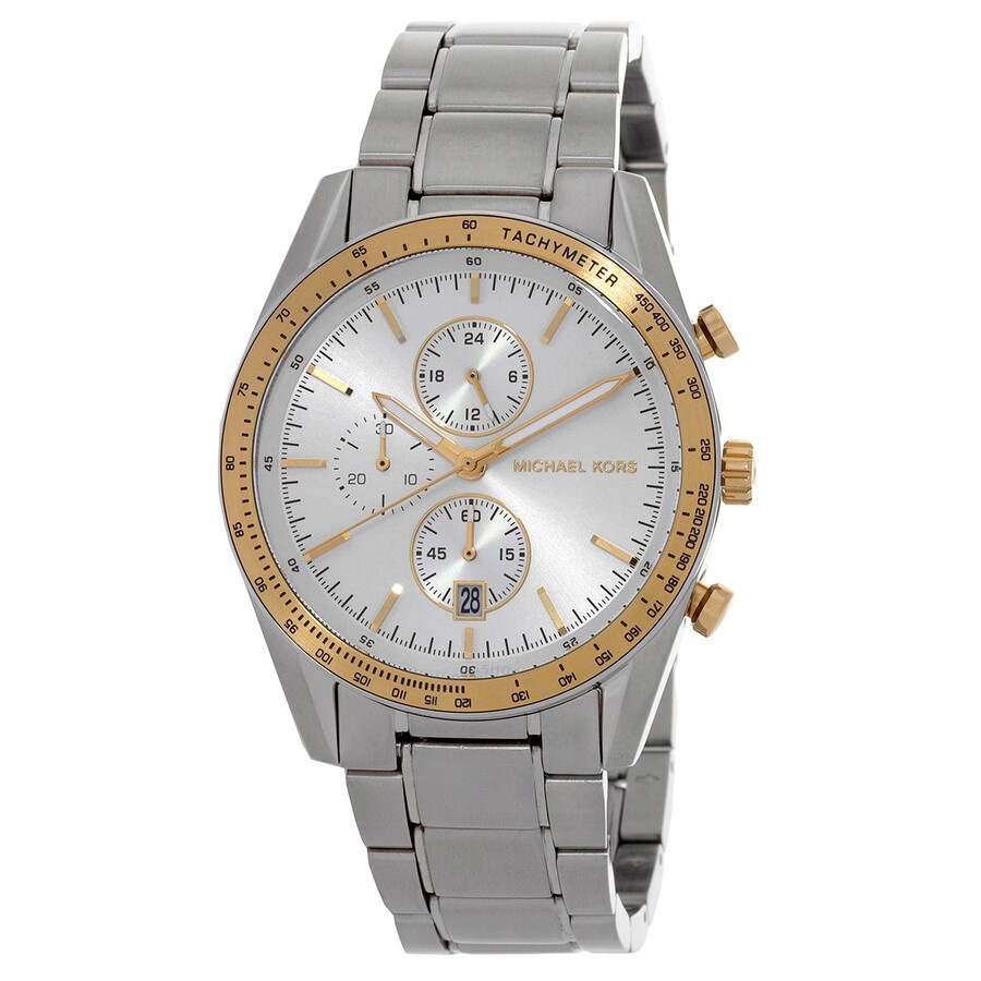 Michael Kors - Michael Kors Warren Chronograph Quartz White Dial Men's Watch MK9112 - 1