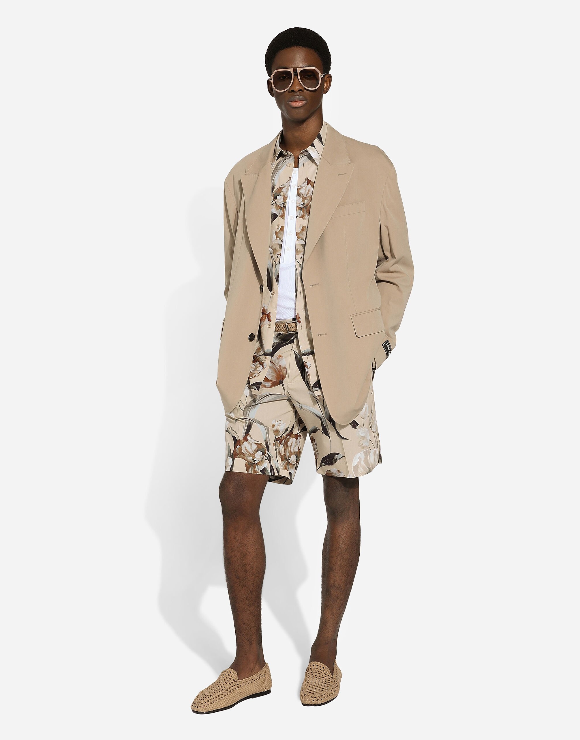 Tulip-print poplin Martina shirt - 2