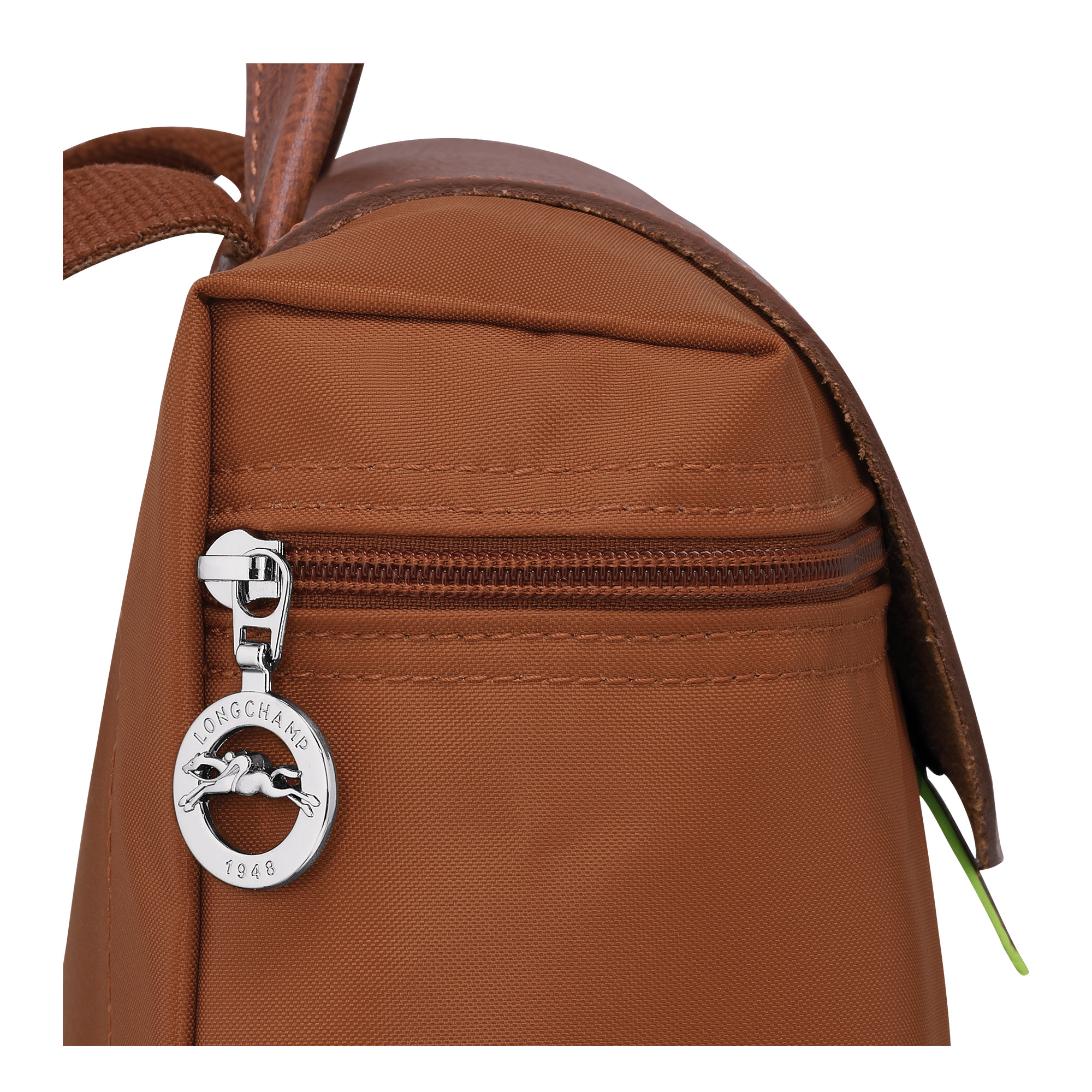 Le Pliage Green M Backpack Cognac - Recycled canvas - 4