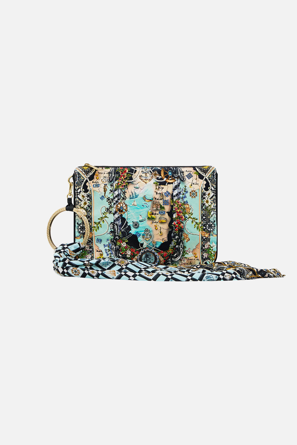 RING SCARF CLUTCH - 1