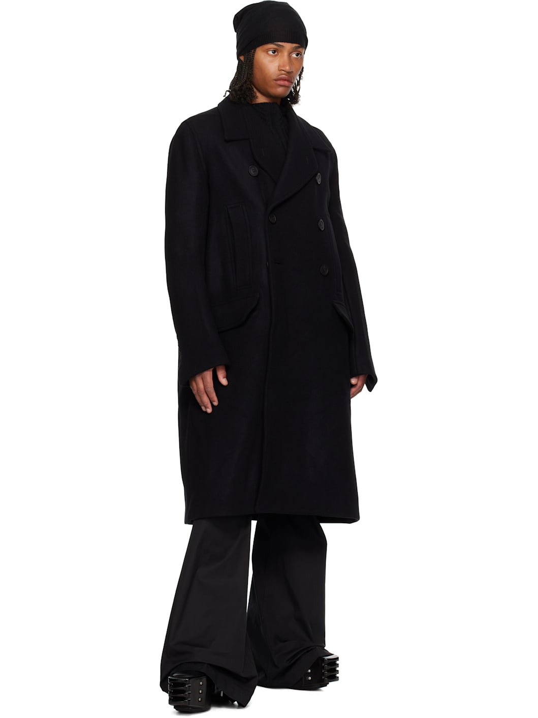 Black Concordians Officer Coat - 4
