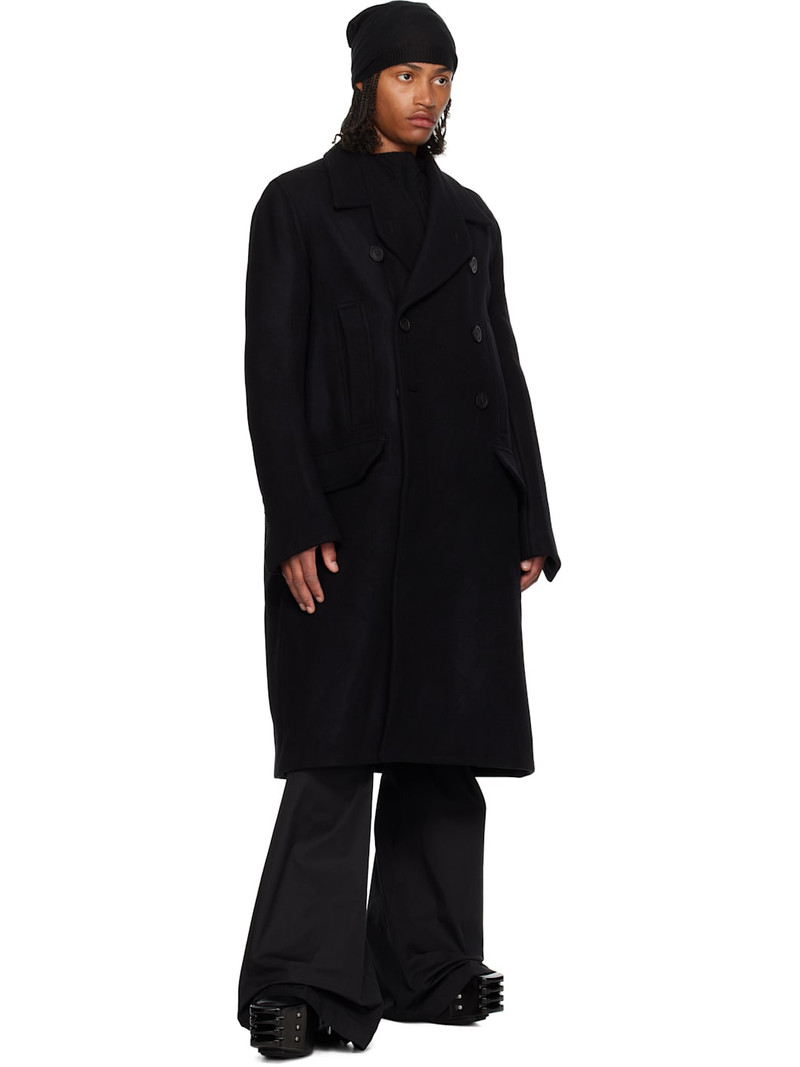 Rick Owens Black Concordians Officer Coat outlook