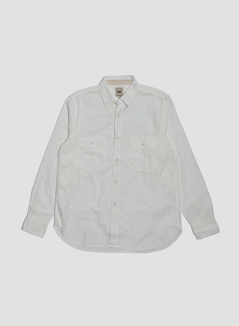 FOB Factory Ox Work Shirt White 1