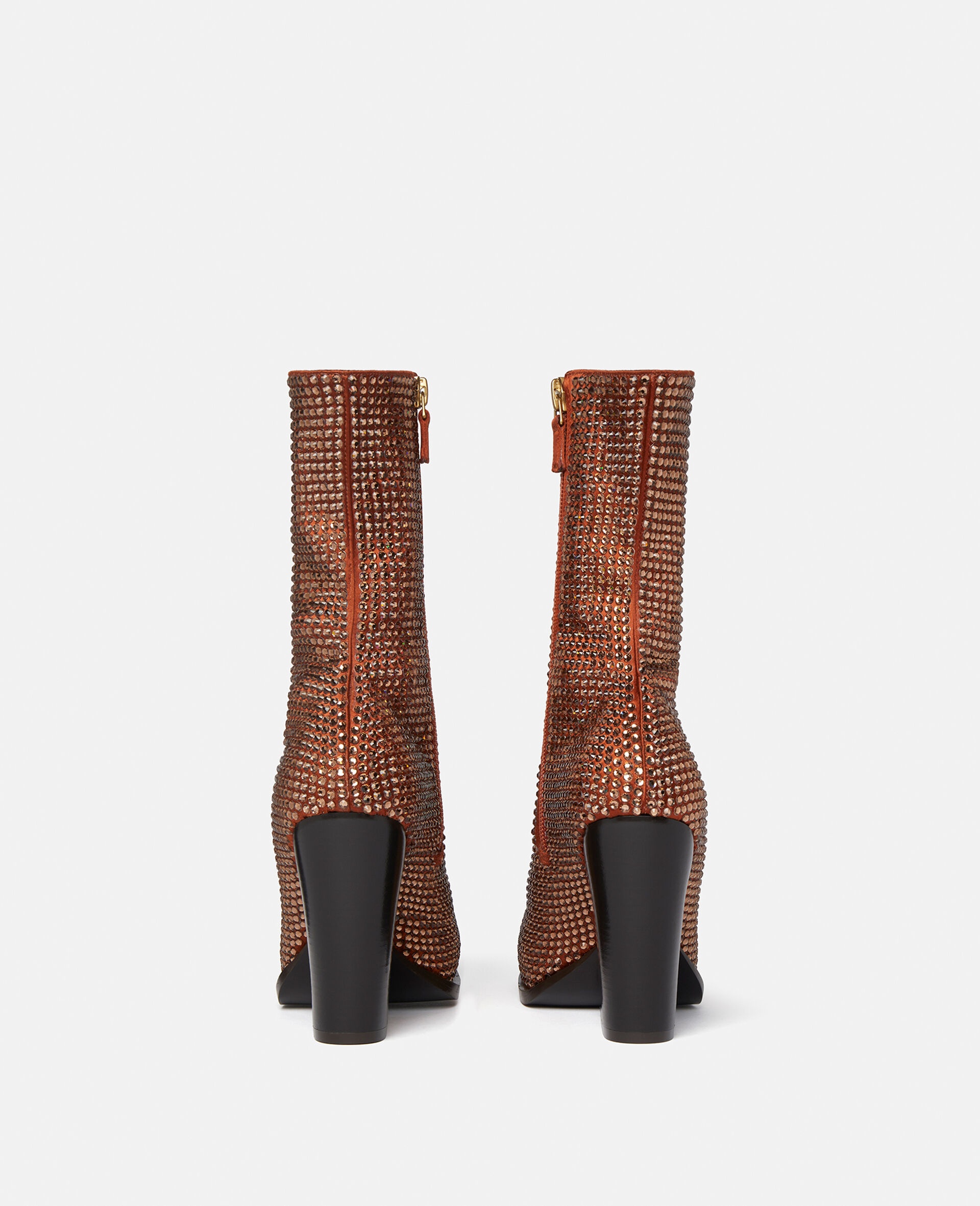 Crystal Cowboy Ankle Boots - 3