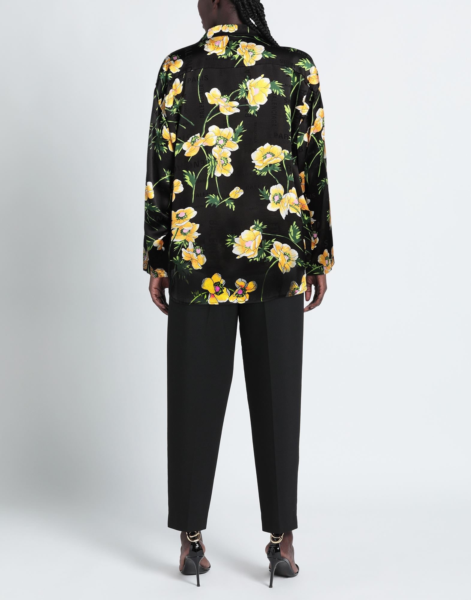 Black Women's Floral Shirts & Blouses - 3