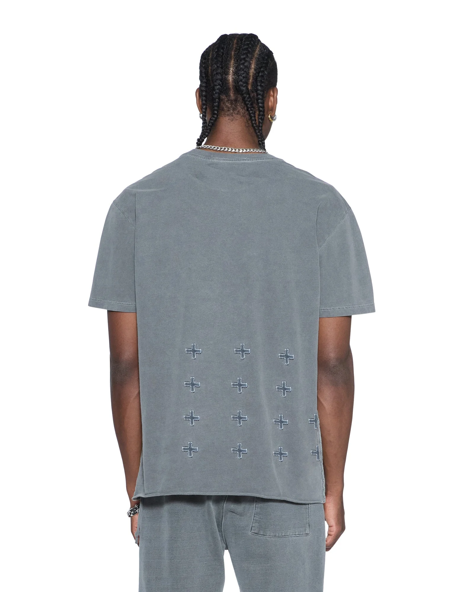 4X4 LUXE BIGGIE SS TEE CHARCOAL - 1
