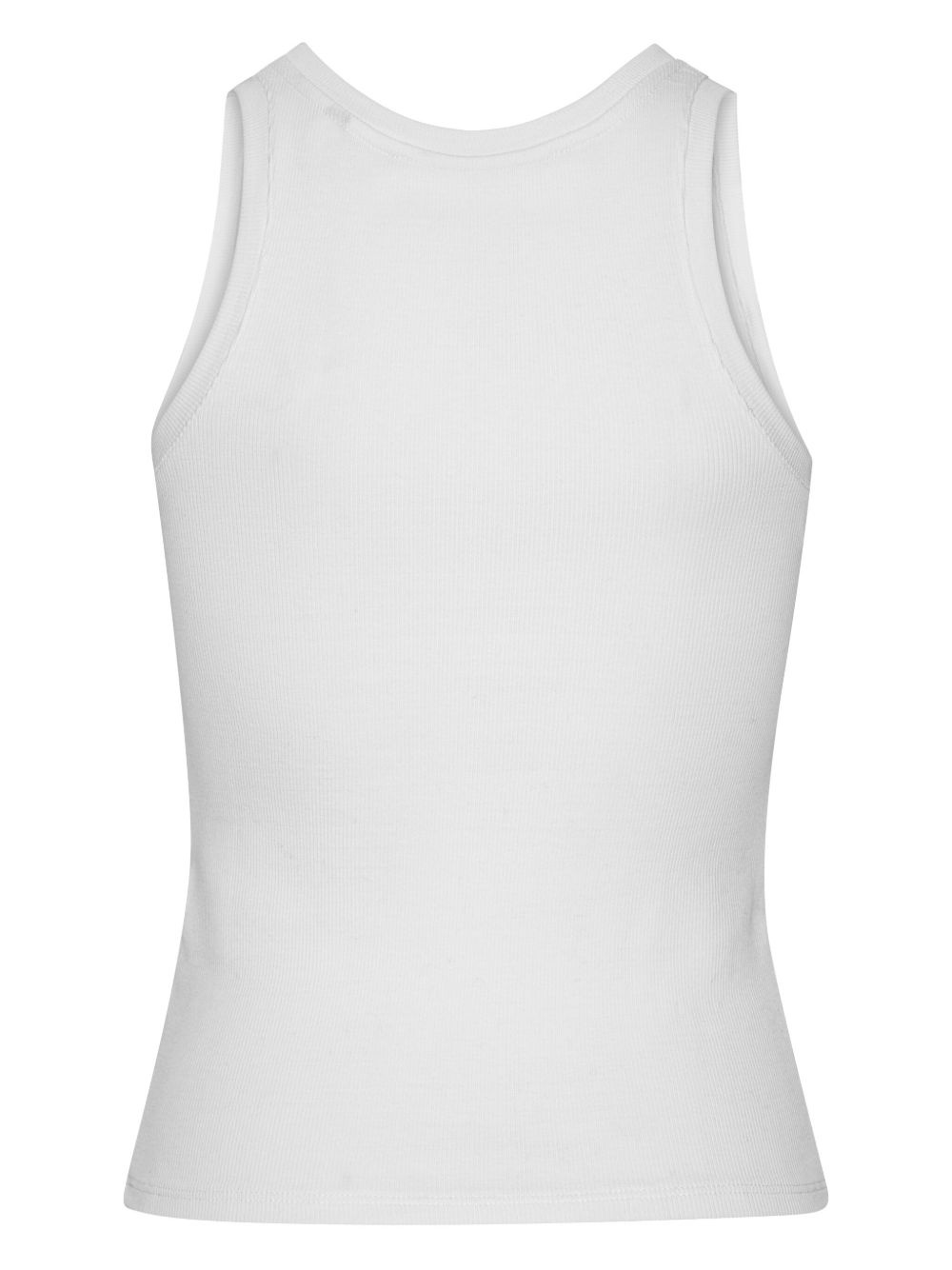 ribbed scoop-neck tank top - 2