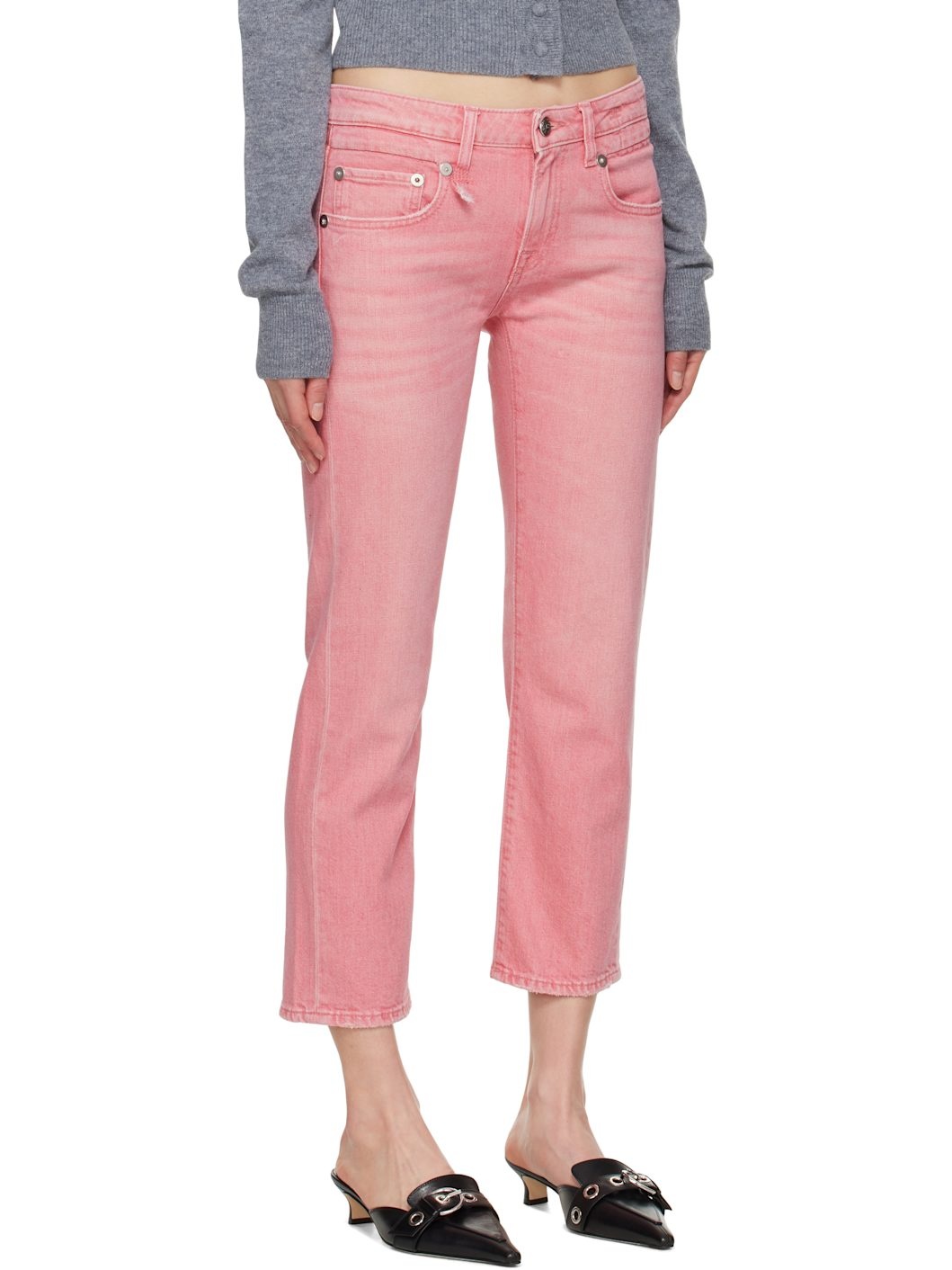 Pink Boy Straight Jeans - 2