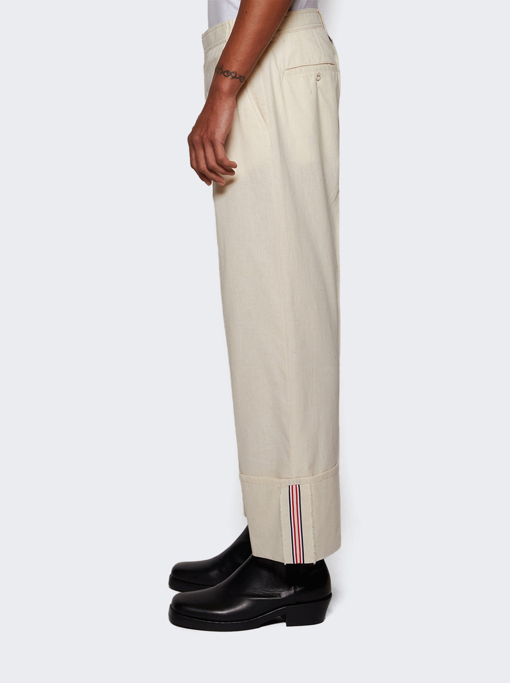 Unconstructed Straight Leg Trousers Muslin - 3