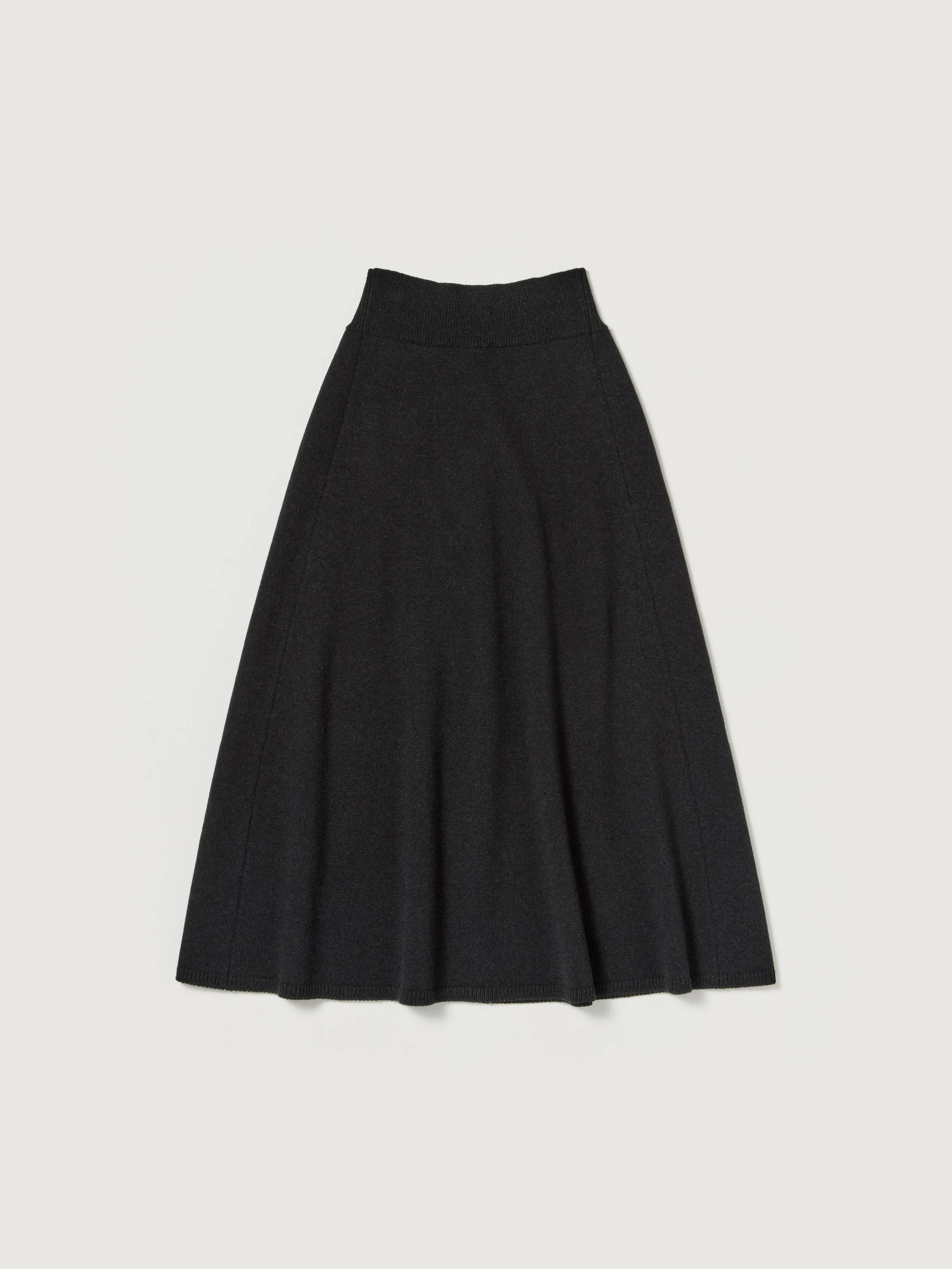 SUPER FINE WOOL KNIT SKIRT - 1