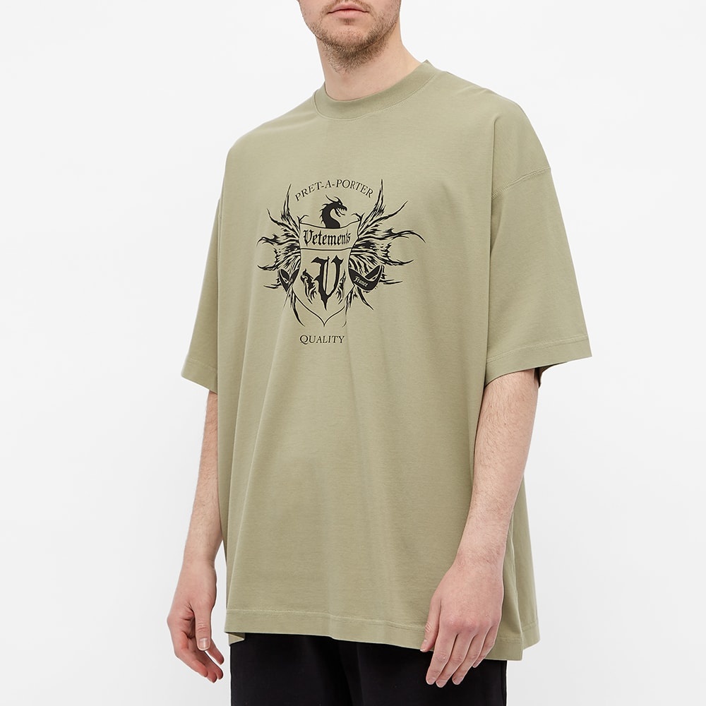 VETEMENTS Black Label Oversized Tee - 4