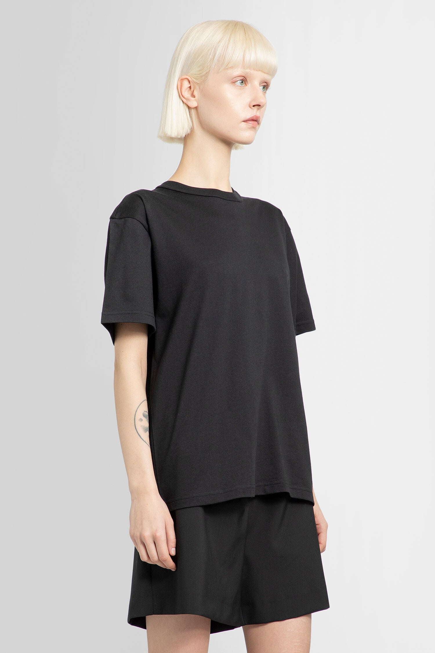 ALEXANDER WANG WOMAN BLACK T-SHIRTS - 2