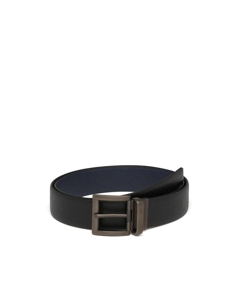 Saffiano Leather Reversible Belt 1