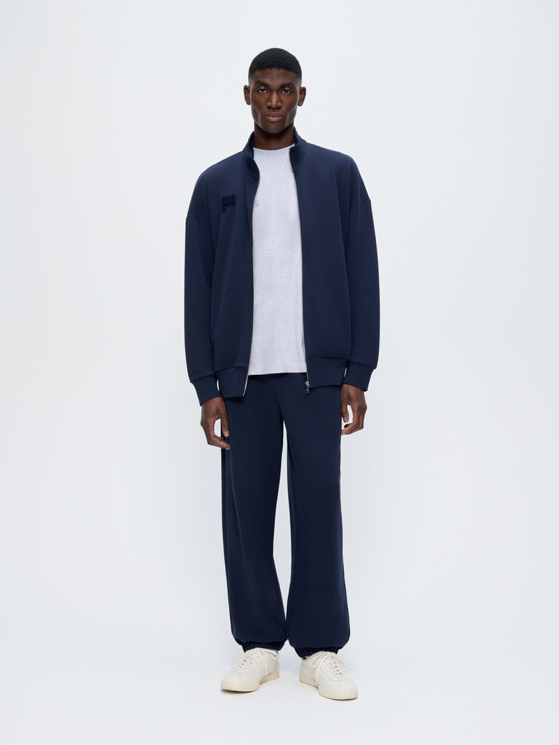 Mens Zip Up Sweatshirt - Midnight Navy 5