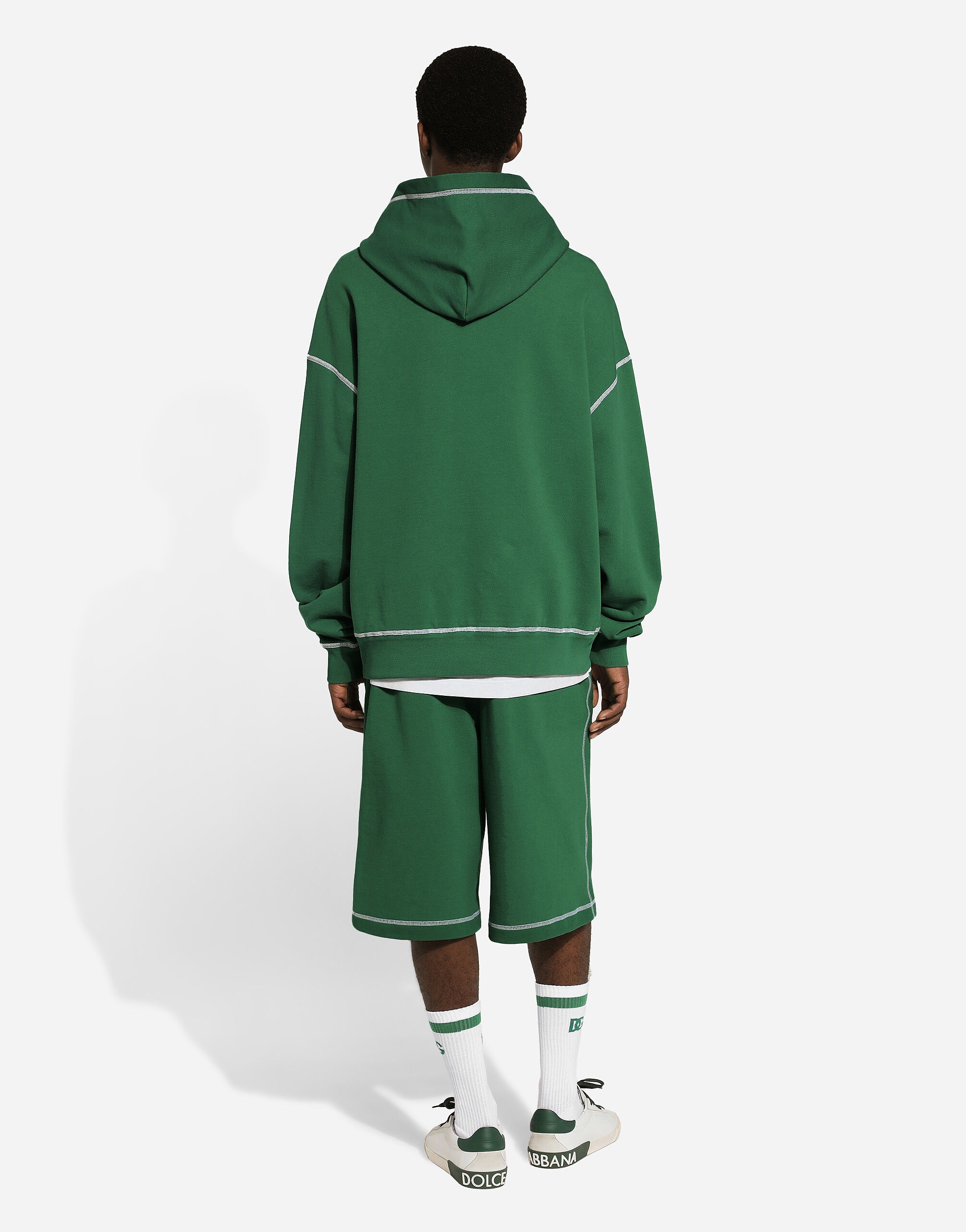 Jogging shorts with embroidered logo - 3