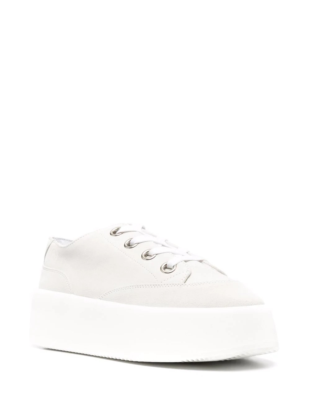 suede flatform sneakers - 2