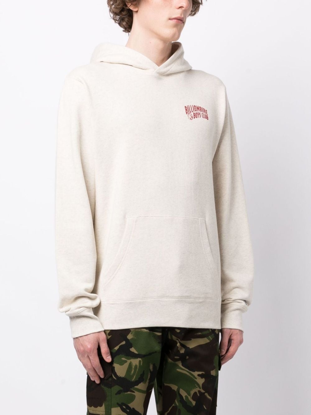 Small Arch logo-print cotton hoodie - 3