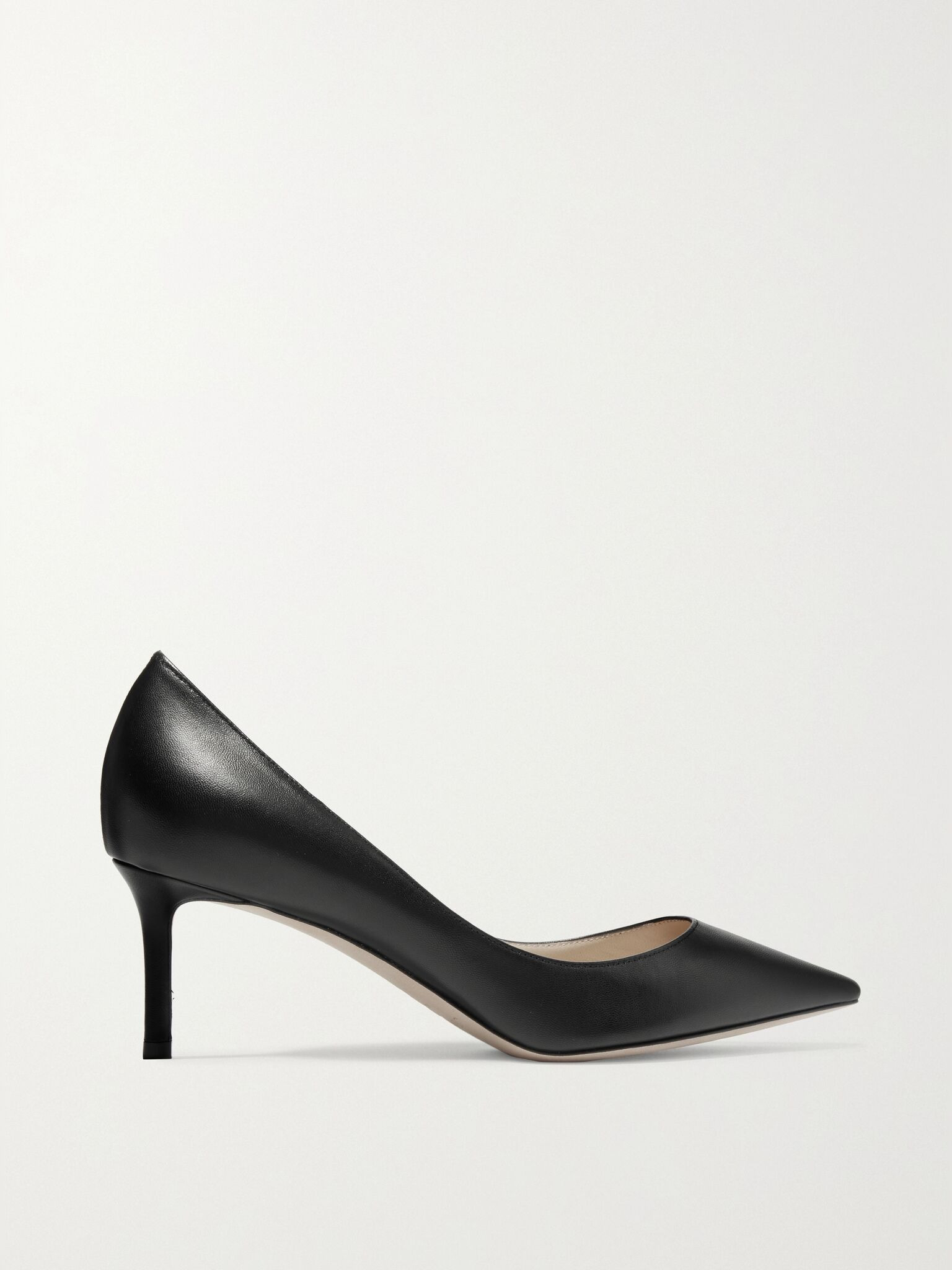 Romy 60 leather pumps Black - 1