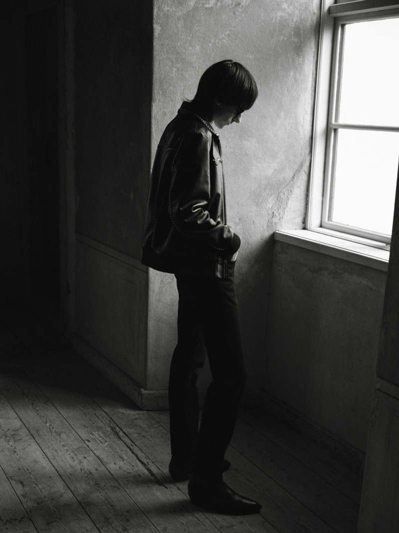 LEATHER JACKET 77 BLACK STUDDED 4