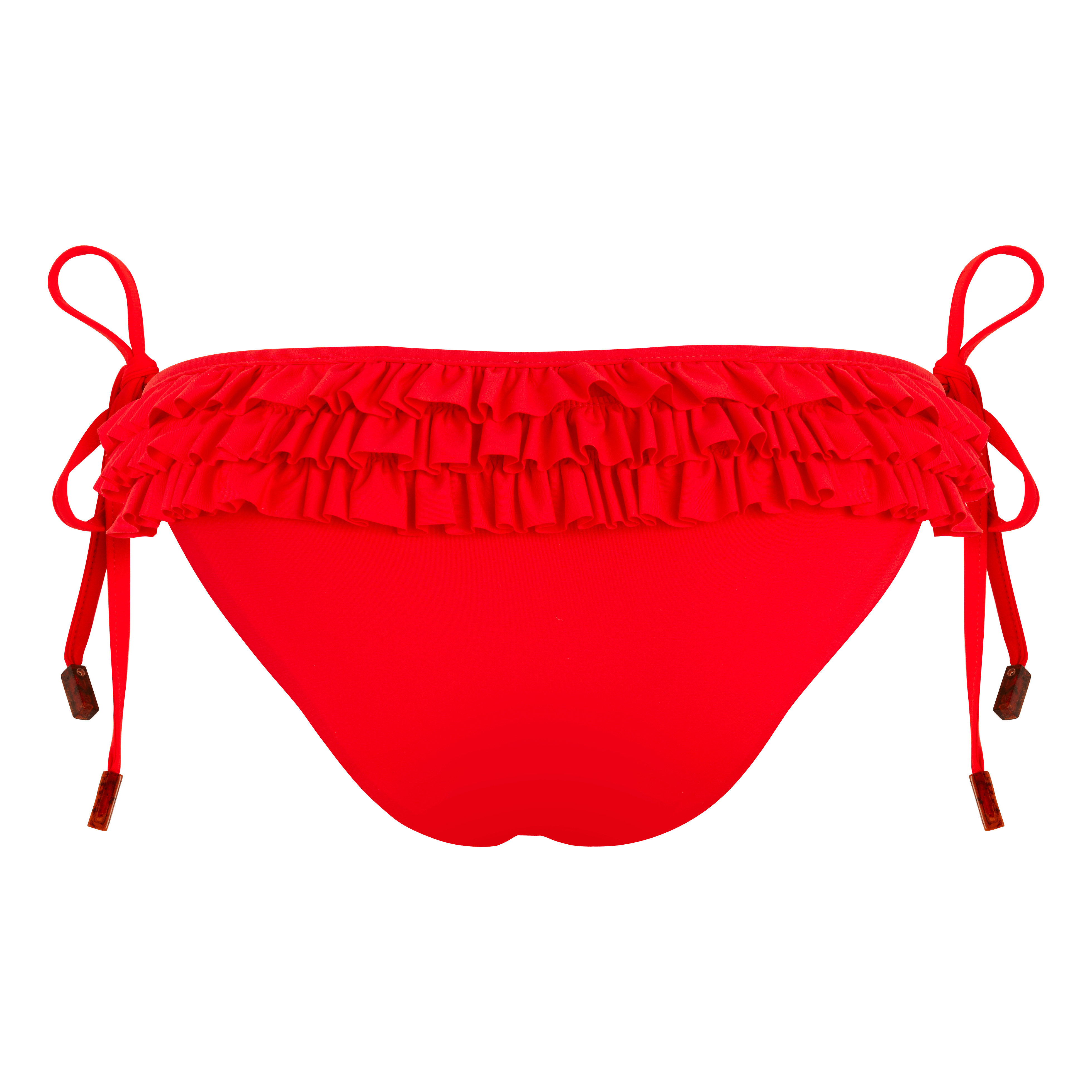 Women Side Tie Mini Bikini Bottom Solid - 2