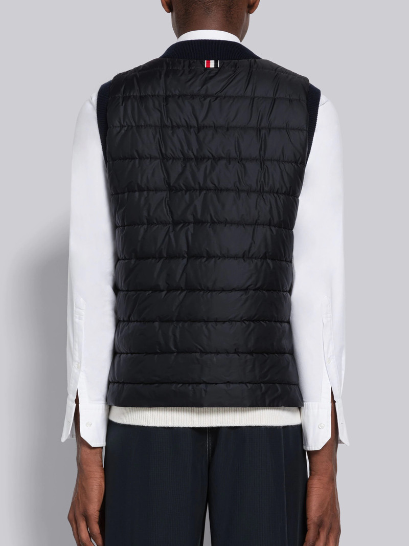 Nylon And Cashmere Reversible Tech Vest 4