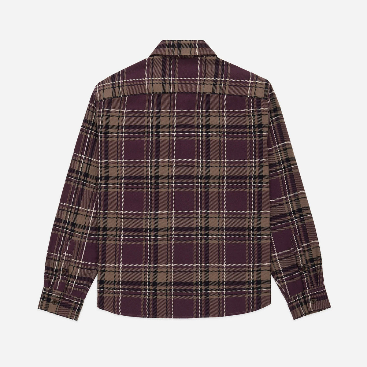 Utility Flannel Burgundy Oak Plaid - 4