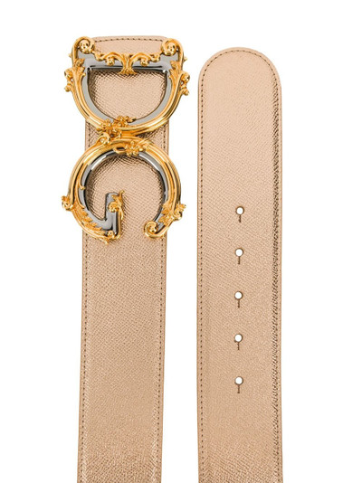 Dolce & Gabbana baroque DG logo belt outlook