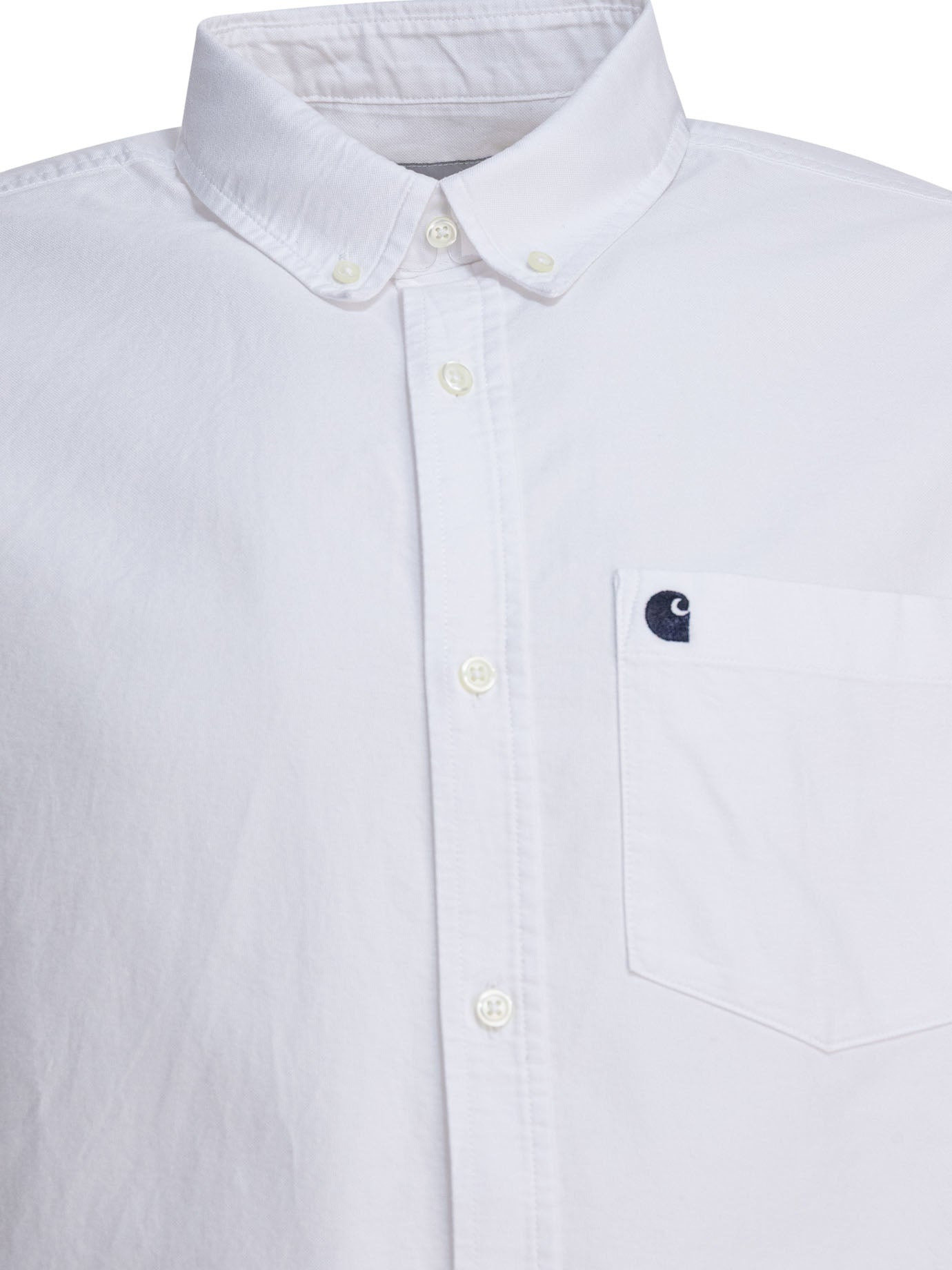 L/S C-Logo Shirts White - 3