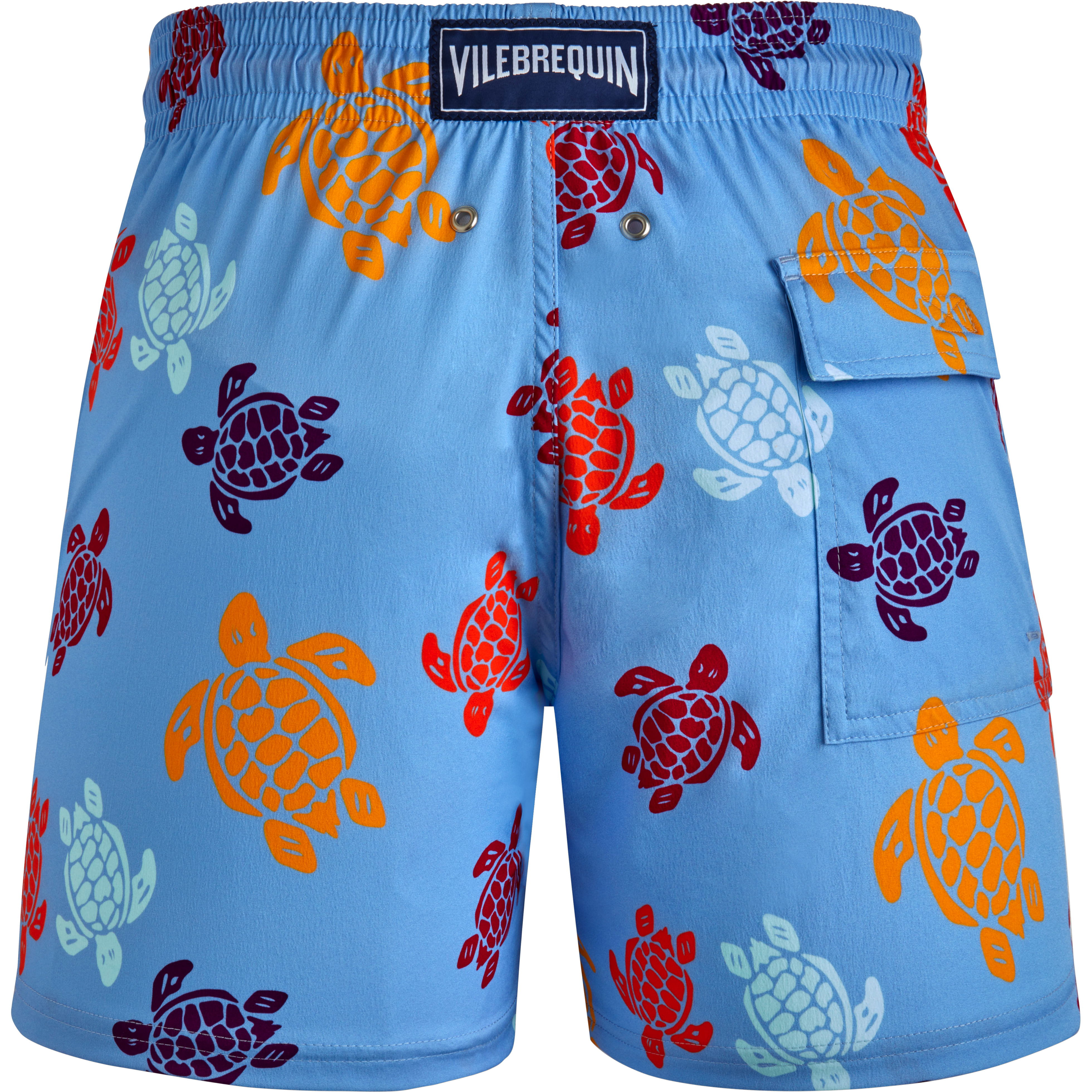 Men Stretch Swim Trunks Tortues Multicolores - 2