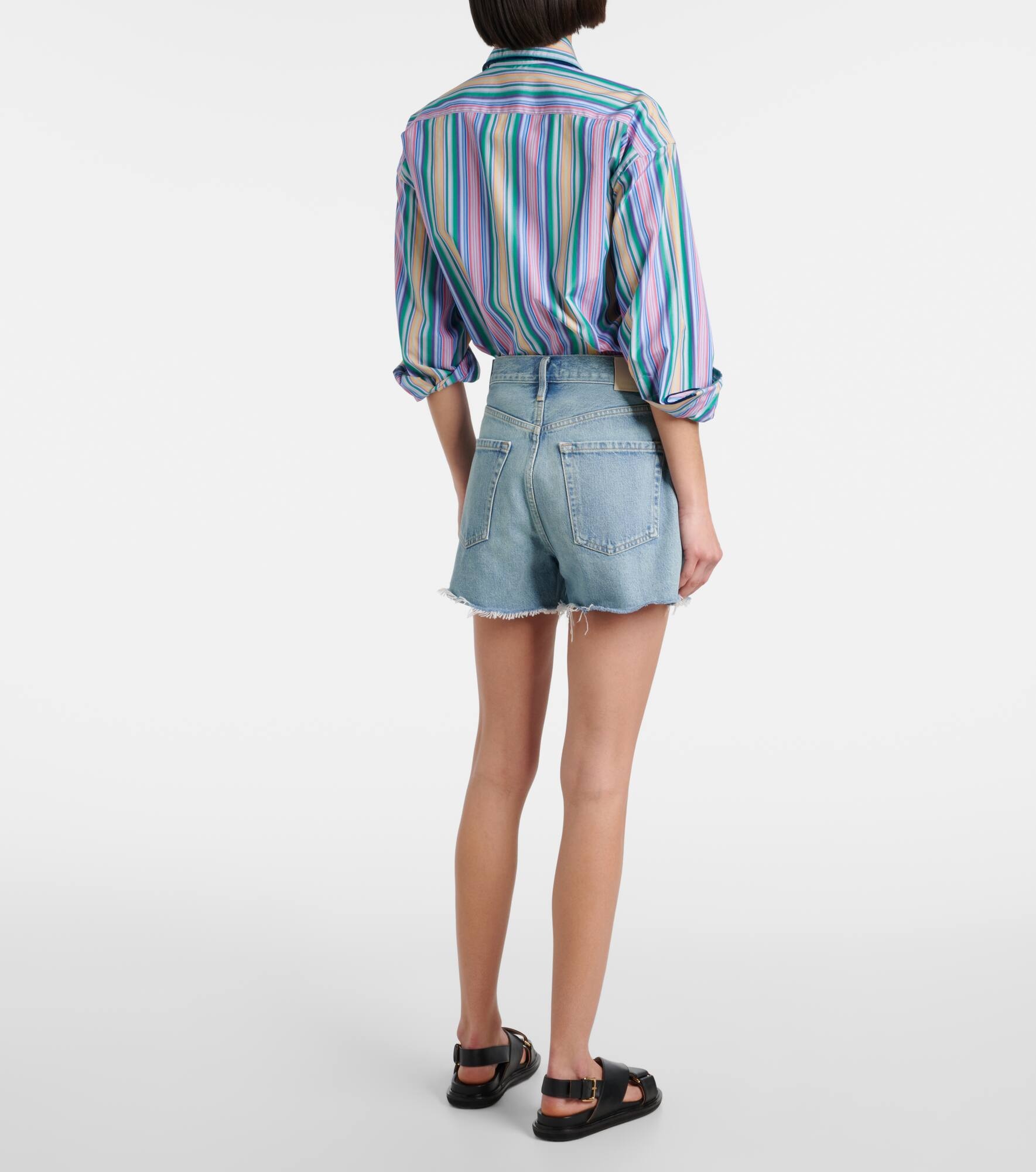 Marlow Vintage mid-rise denim shorts - 3