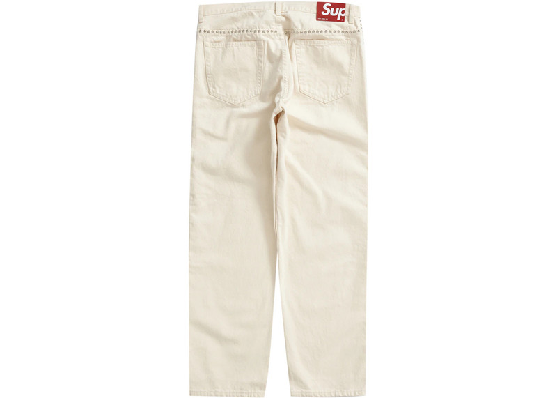 Supreme Supreme B.B. Simon Studded Regular Jean Natural outlook