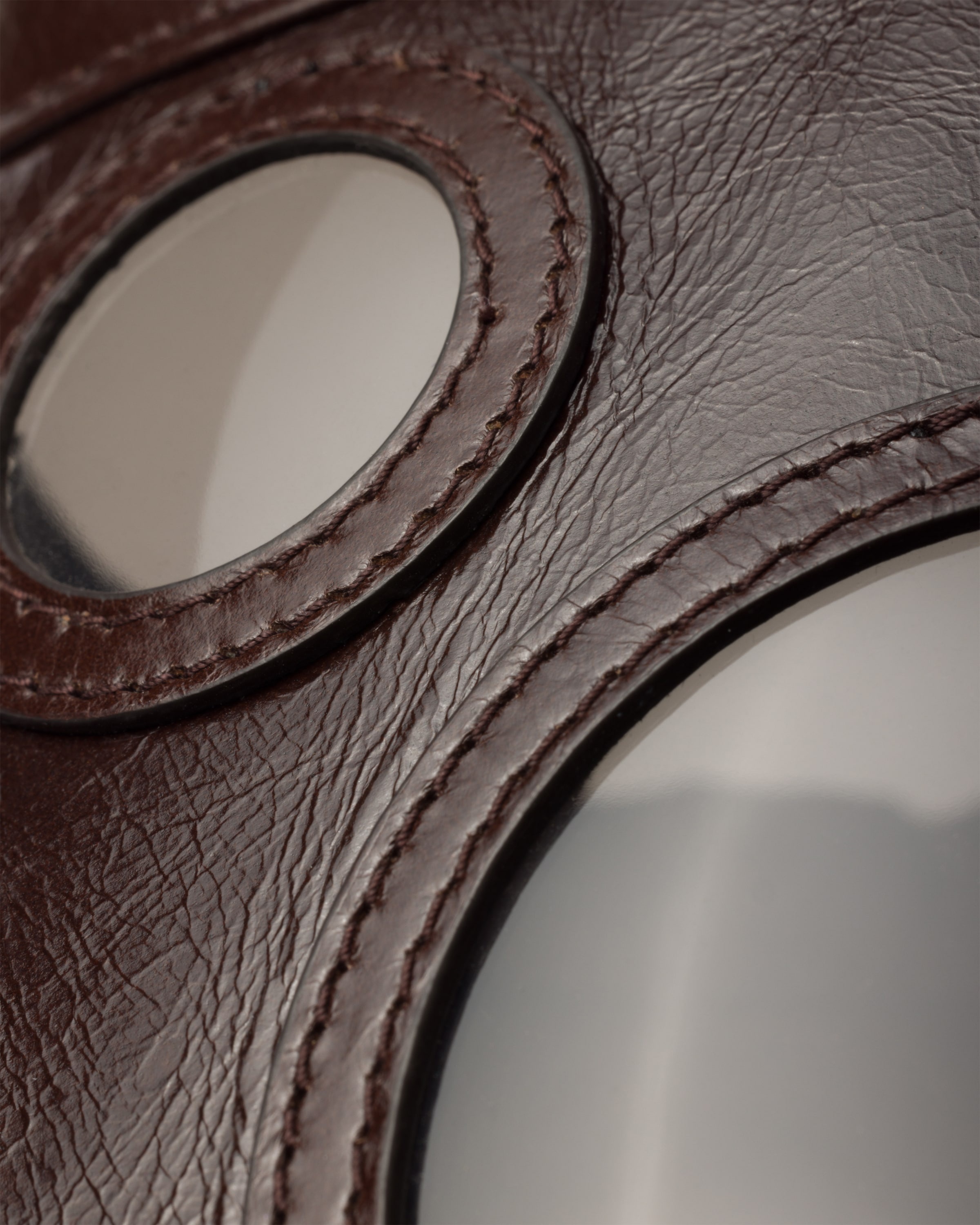 Leather visor - 3