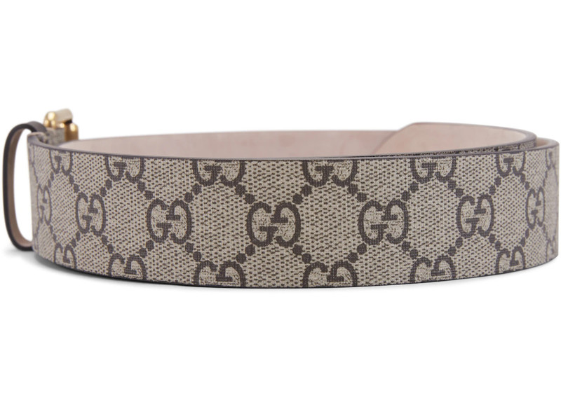 GUCCI GG Supreme belt with Kingsnake print outlook