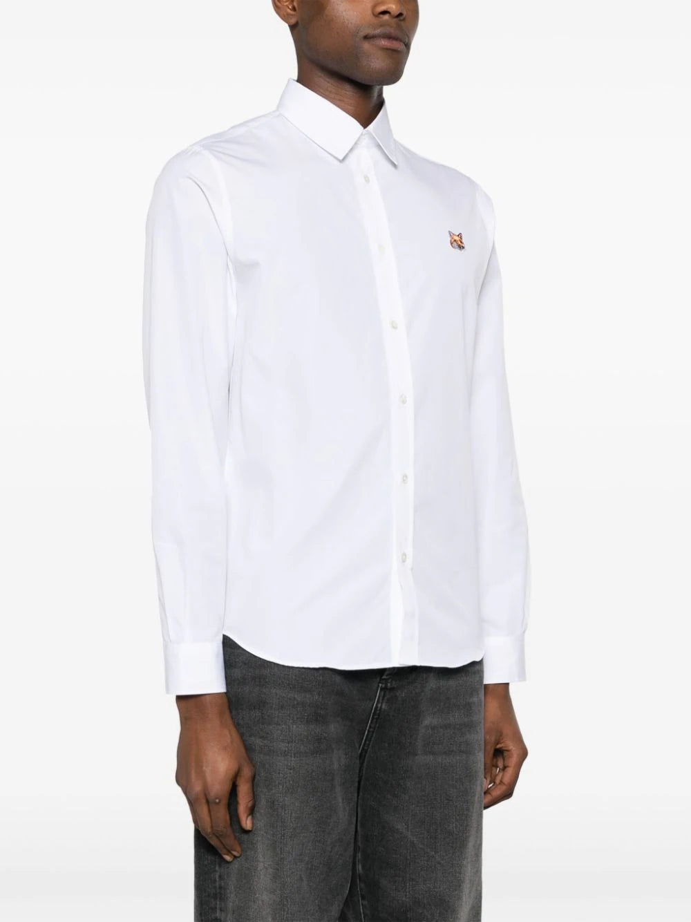FOX-PATCH COTTON SHIRT - 3