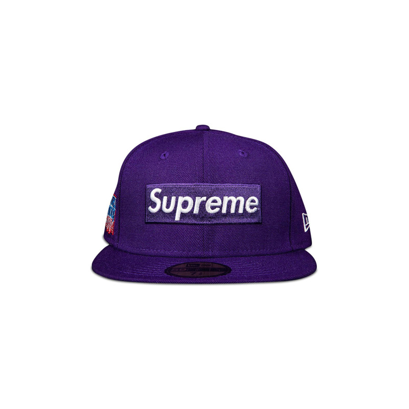 Supreme World Famous Box Logo New Era 'Purple' - 1
