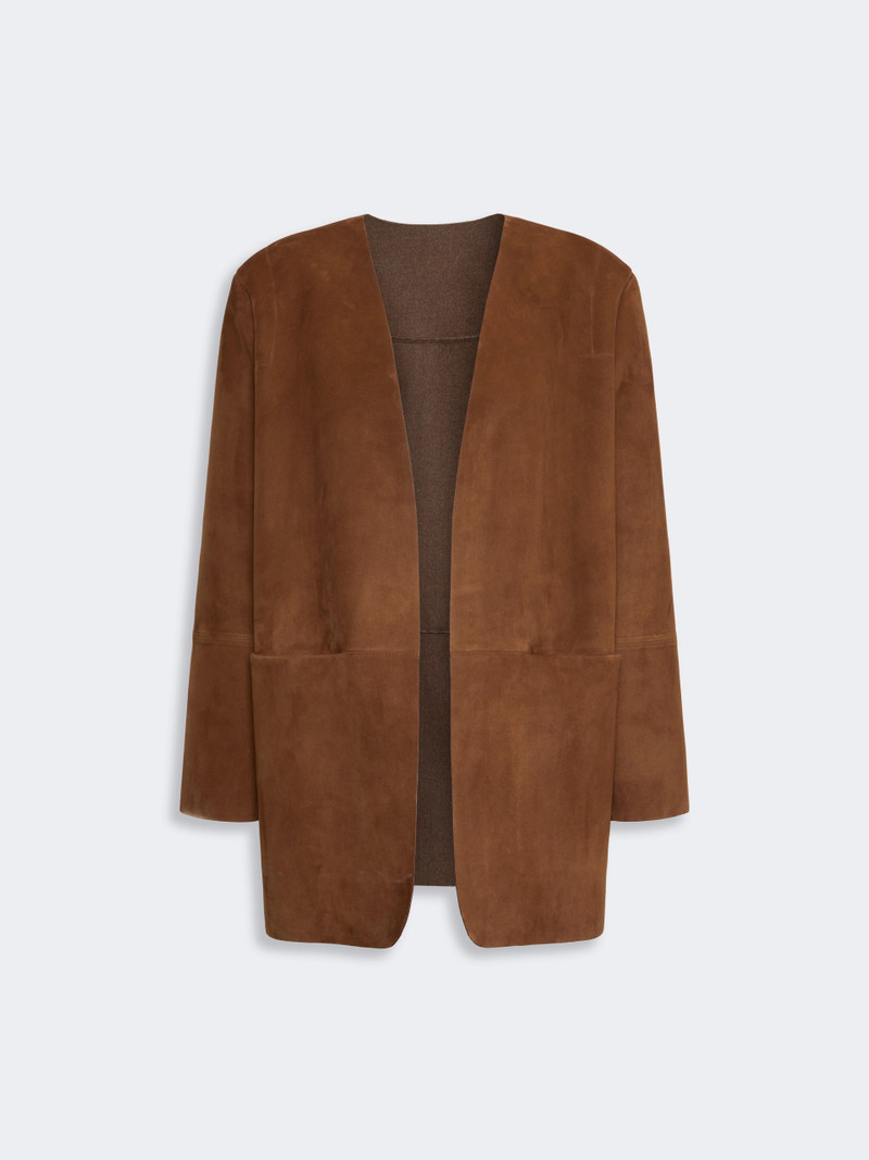 FUMATO Suede jacket - BROWN 1