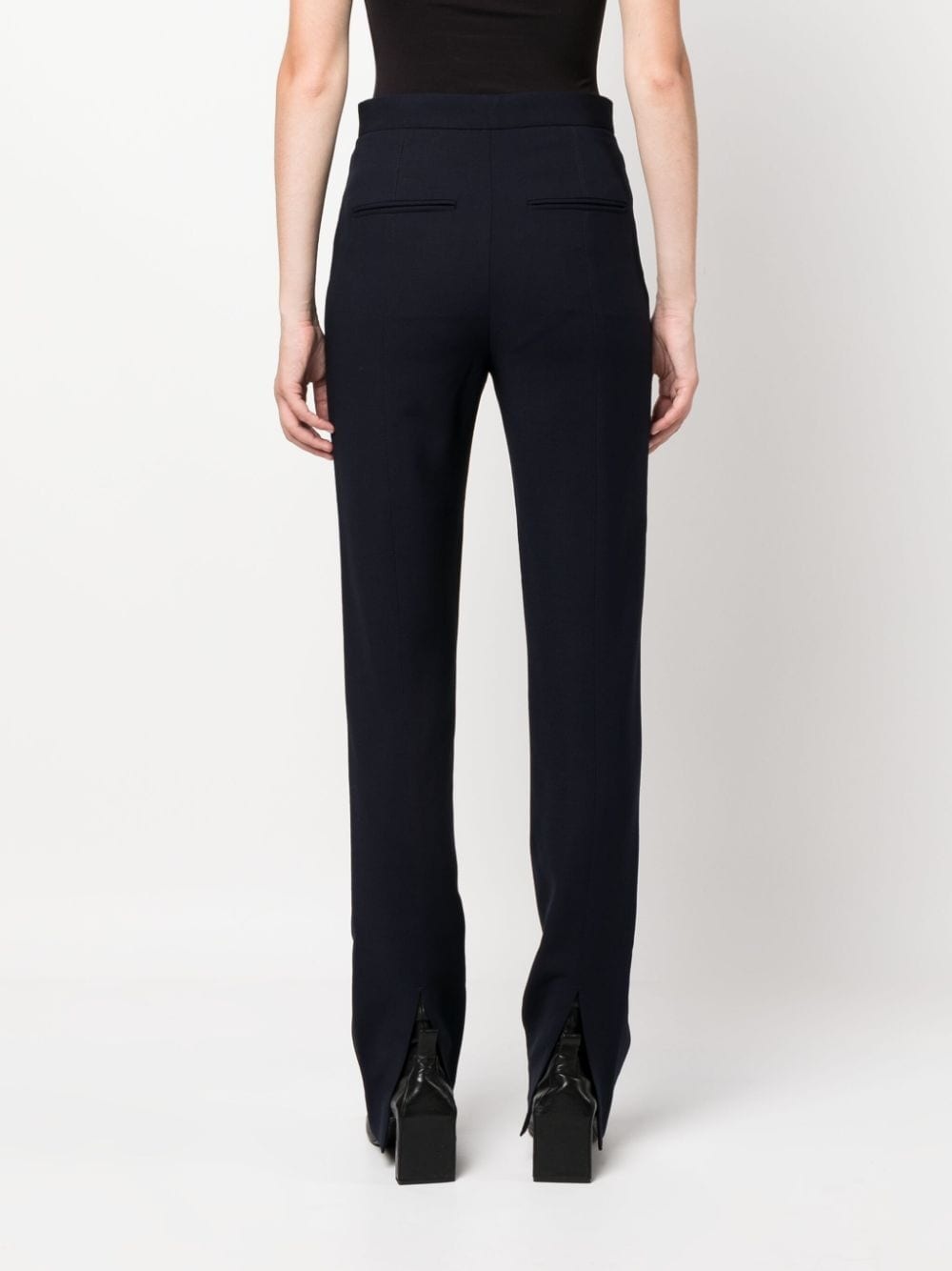 slim-fit tailored trousers - 4
