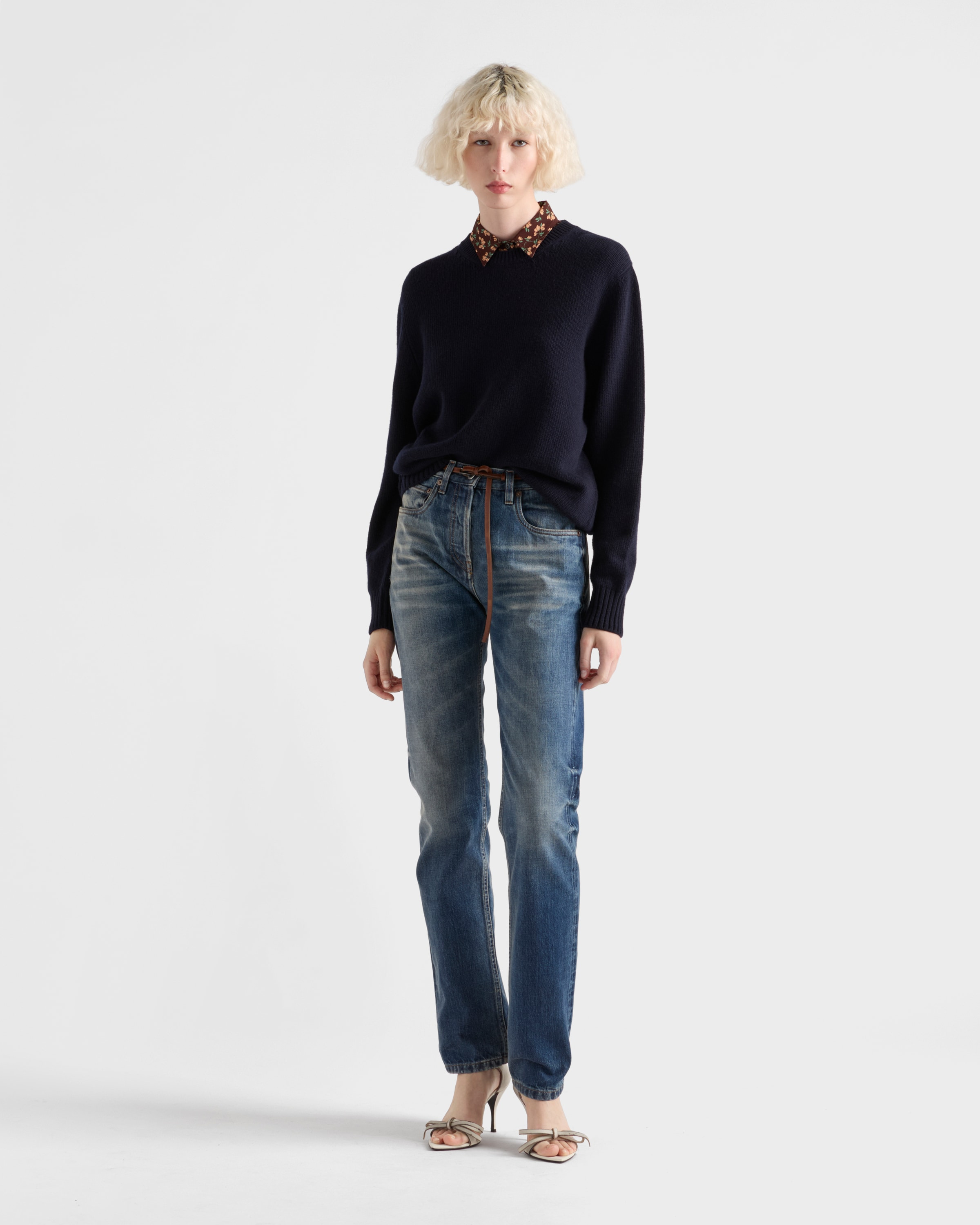 Wool and cashmere crew-neck sweater - 2