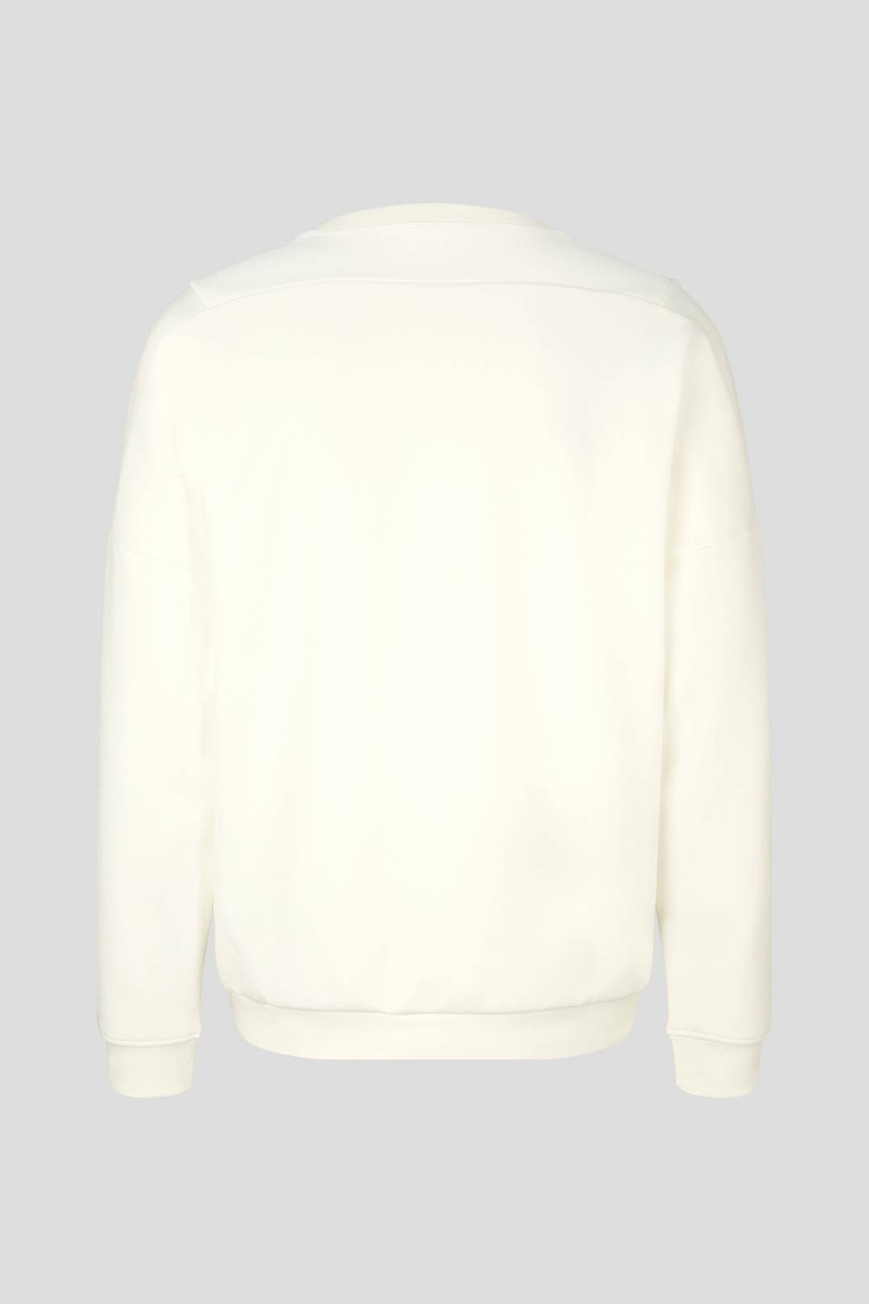 BOGNER BONO SWEATSHIRT IN OFF-WHITE outlook