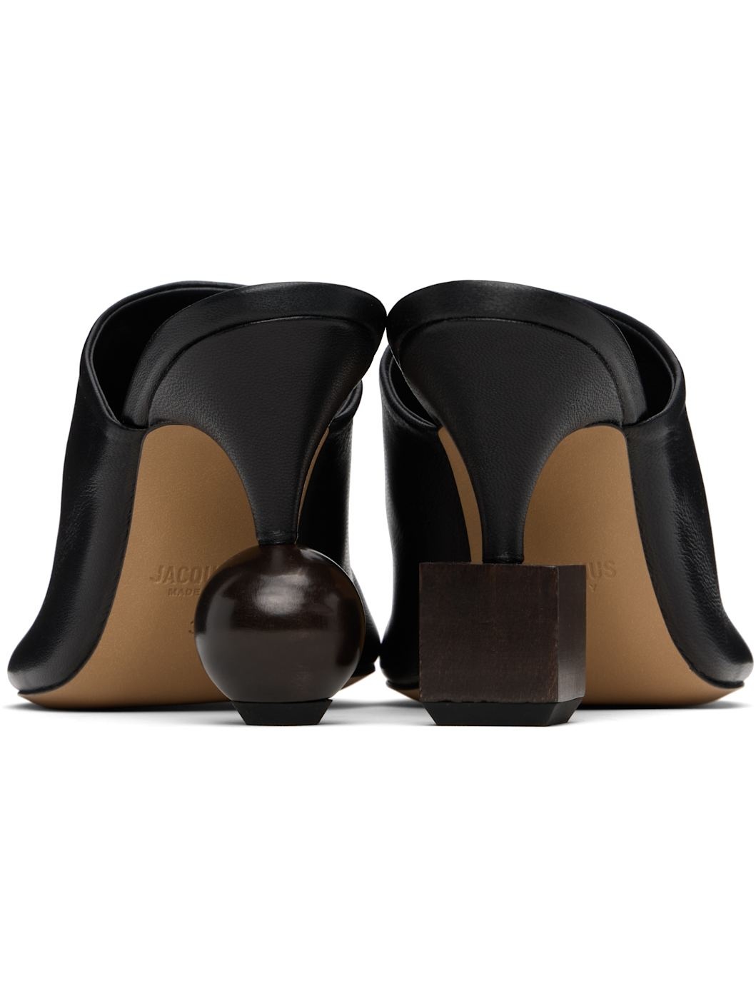 Black 'The Bisou' Mules - 2