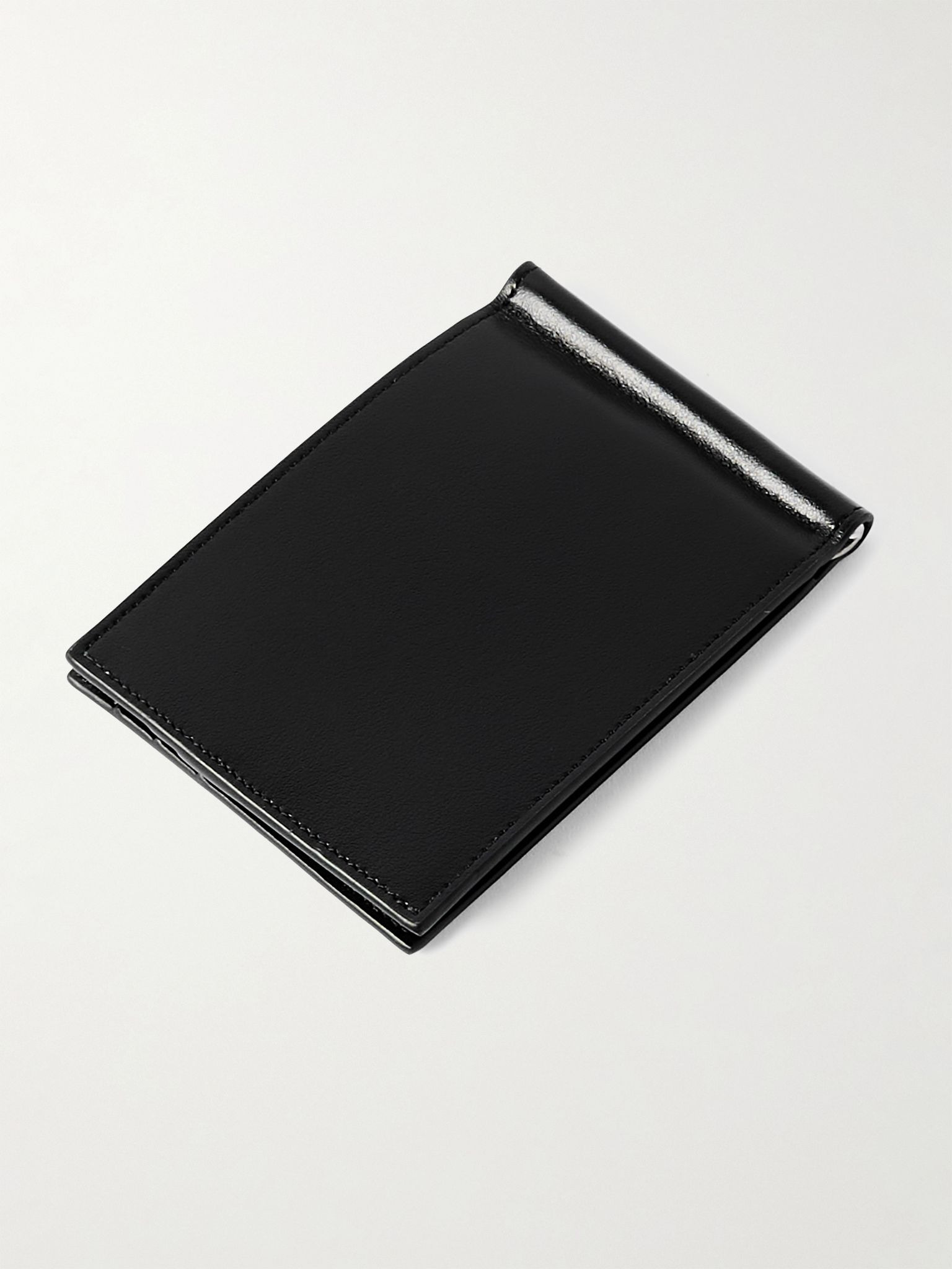 Leather Billfold Wallet Black - 2