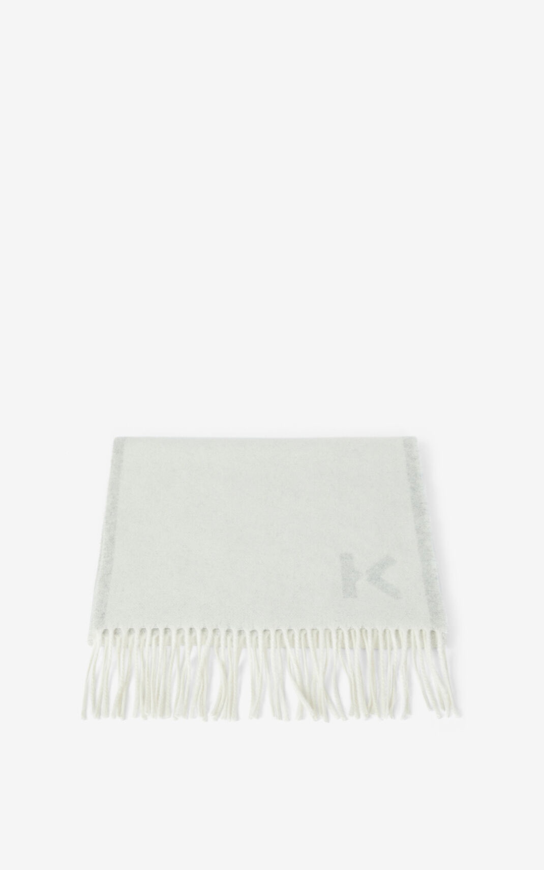 K Logo cashmere scarf - 2