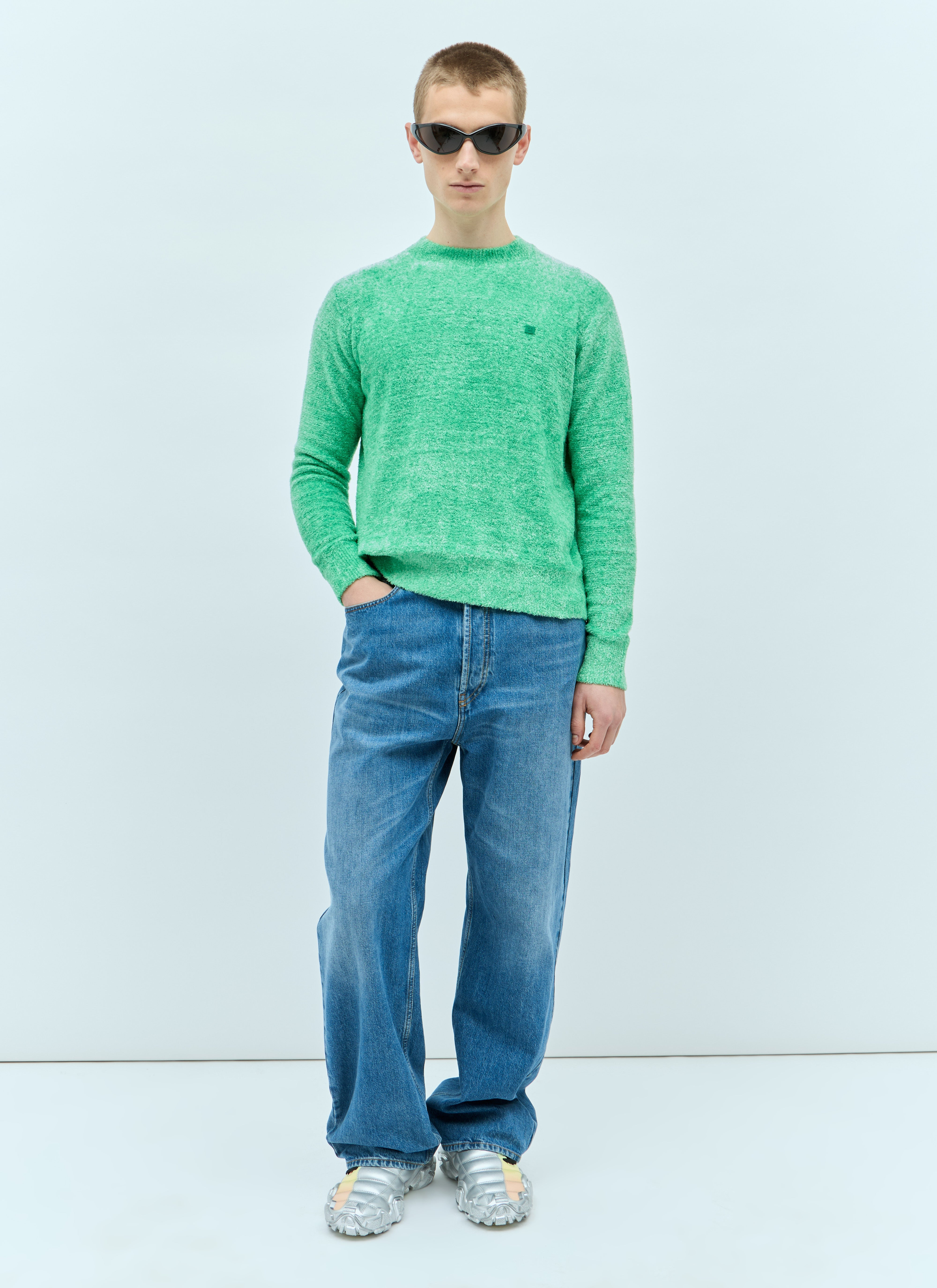 Acne Studios Men Textured Knit Sweater - 4