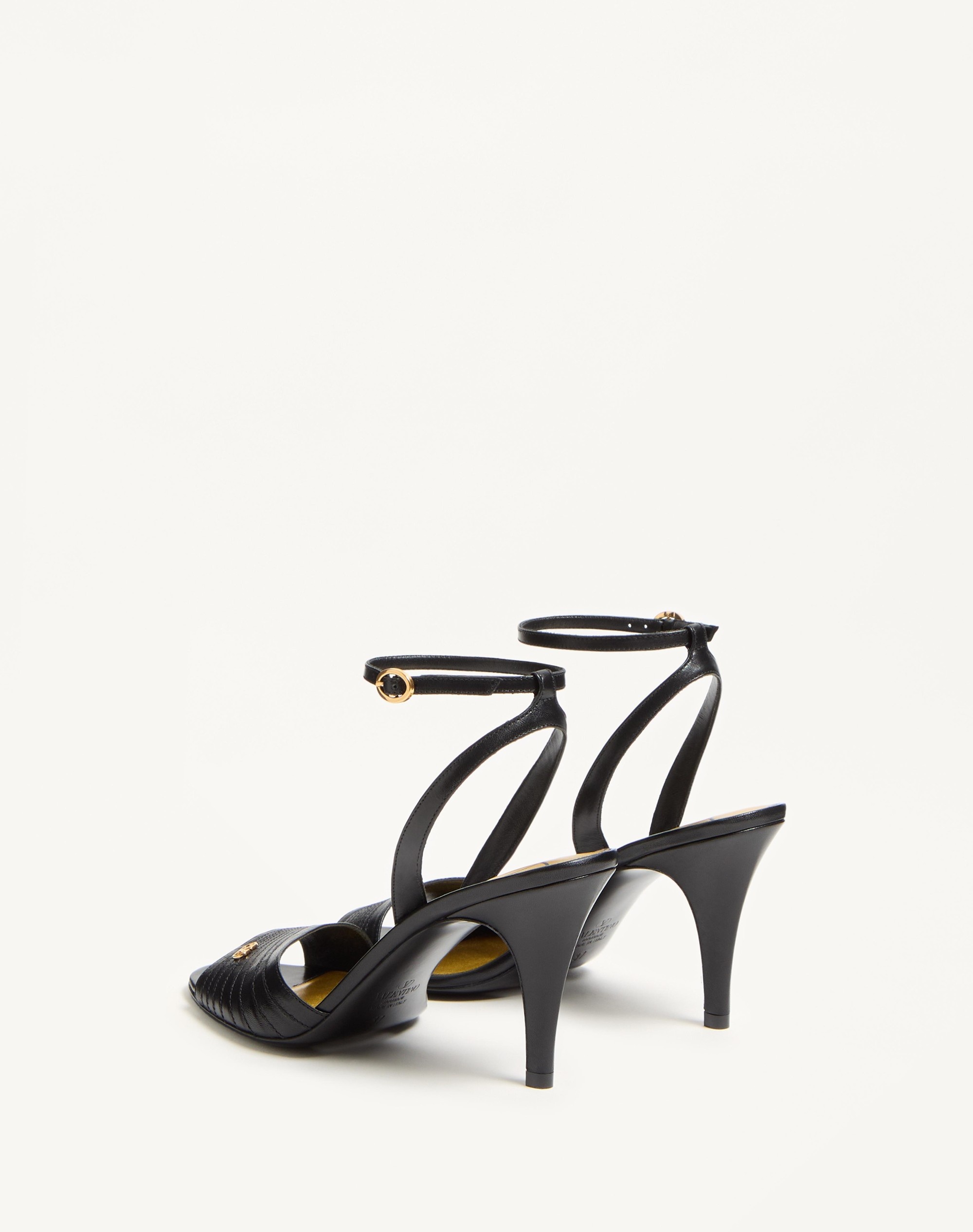 VIP【関税送料無料】希少 Carven Sandals Leather sandals with platform, Black - Sisley